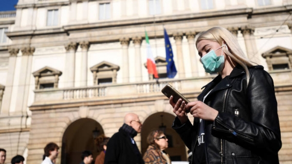 وكالة أنسا: وفاة سابع شخص بفيروس كورونا في إيطاليا وزيادة جديدة في أعداد المصابين