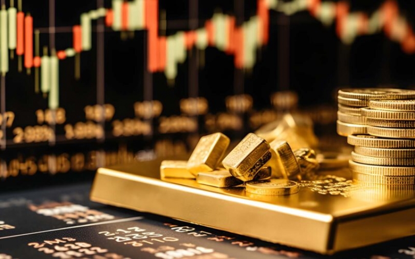 الذهب يرتفع مع تراجع الدولار وعوائد السندات ، والتركيز على بيانات الوظائف