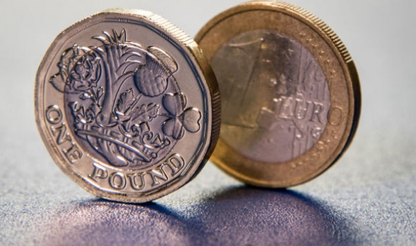 الاسترليني يسجل اعلى مستوى في 22 شهر مقابل اليورو المتضرر