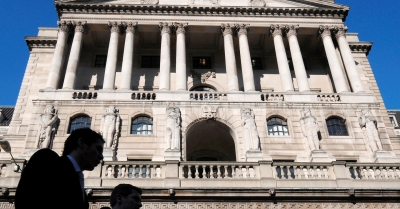 بنك انجلترا يرفع اسعار الفائدة لـ 0.75% ولكنه اقل ثقة بشأن التحركات المستقبلية