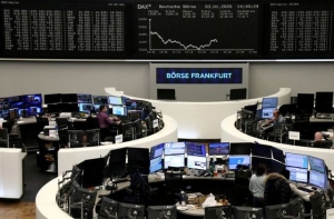 الأسهم الأوروبية ارتفعت بضعف اليورو