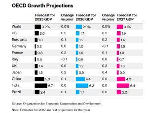 منظمة التعاون الاقتصادي: الاقتصاد العالمي يبدي صموداً مفاجئاً في وجه الرسوم