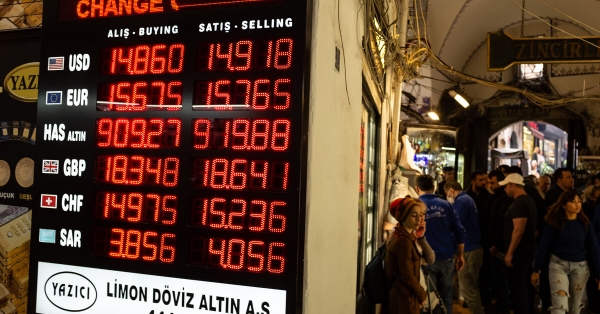 وول ستريت تعيد النظر في مسار الفائدة التركية مع إتجاه التضخم نحو 70%
