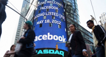 فيس بوك يقود ناسدك للانخفاض، لكن تفاؤل حول التجارة يعزز مؤشر الداو