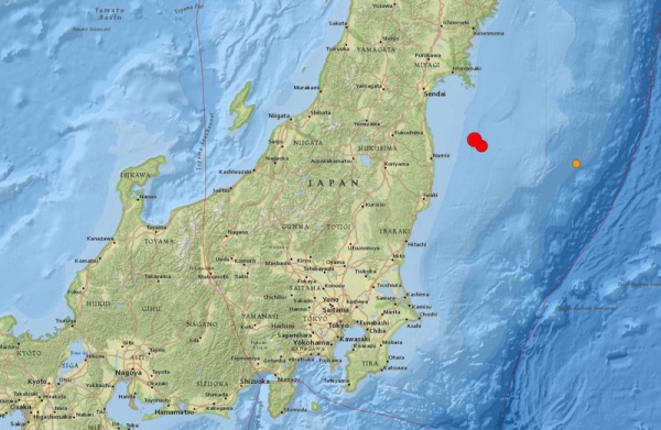 زلزال بقوة 7.3 يضرب شمال اليابان وتحذير من وقوع تسونامي